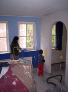 Zo, dat nieuwe huis van ons kan wel een verfje gebruiken